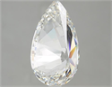 Natural Diamond 4.10 Carats, Pear with  Cut, G Color, VVS2 Clarity and Certified by GIA