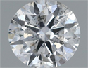 Natural Diamond 0.47 Carats, Round with Very Good Cut, G Color, I1 Clarity and Certified by IGI