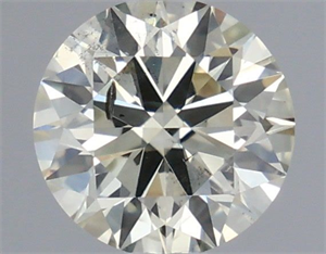 Picture of Natural Diamond 0.55 Carats, Round with Excellent Cut, L Color, SI2 Clarity and Certified by IGI