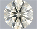 Natural Diamond 0.75 Carats, Round with Excellent Cut, M Color, SI1 Clarity and Certified by IGI