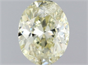Natural Diamond 0.86 Carats, Oval with  Cut, L Color, I1 Clarity and Certified by IGI