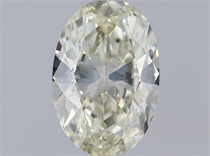 Picture of Natural Diamond 0.51 Carats, Oval with  Cut, L Color, SI2 Clarity and Certified by IGI