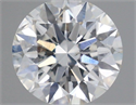 Natural Diamond 0.58 Carats, Round with Excellent Cut, E Color, SI2 Clarity and Certified by GIA