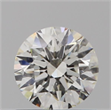 Diamante Natural 0.65 quilates, Redondo , Color J, claridad SI2 y certificado GIA