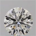 Diamante Natural 0.76 quilates, Redondo , Color I, claridad VVS1 y certificado GIA