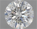 Natural Diamond 0.85 Carats, Round with Excellent Cut, K Color, SI1 Clarity and Certified by GIA