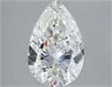 Natural Diamond 3.49 Carats, Pear with  Cut, H Color, VS2 Clarity and Certified by GIA