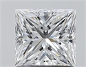 Diamante Natural 1.02 quilates, Princesa , Color D, claridad VS1 y certificado GIA