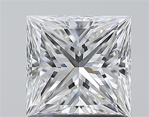 Foto Diamante Natural 1.02 quilates, Princesa , Color D, claridad VS1 y certificado GIA de