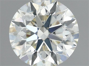 Picture of Natural Diamond 0.60 Carats, Round with Excellent Cut, J Color, VS1 Clarity and Certified by IGI