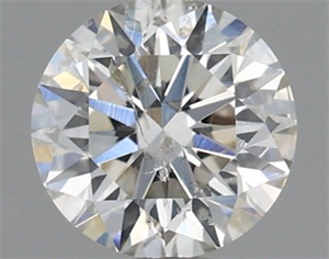 Picture of Natural Diamond 0.42 Carats, Round with Excellent Cut, I Color, SI2 Clarity and Certified by IGI