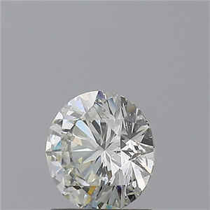 Picture of Natural Diamond 1.00 Carats, Round with Excellent Cut, K Color, I1 Clarity and Certified by GIA