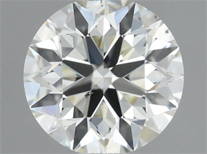 Picture of Natural Diamond 0.80 Carats, Round with Excellent Cut, L Color, SI1 Clarity and Certified by GIA
