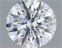 Natural Diamond 0.40 Carats, Round with Excellent Cut, J Color, IF Clarity and Certified by GIA