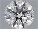 Diamante Natural 0.40 quilates, Redondo , Color J, claridad SI1 y certificado GIA