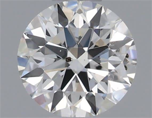 Foto Diamante Natural 0.40 quilates, Redondo , Color J, claridad SI1 y certificado GIA de