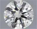 Natural Diamond 0.70 Carats, Round with Excellent Cut, L Color, SI2 Clarity and Certified by GIA