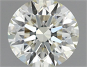 Natural Diamond 0.41 Carats, Round with Excellent Cut, N Color, VVS1 Clarity and Certified by GIA