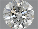 Natural Diamond 0.91 Carats, Round with Excellent Cut, J Color, I1 Clarity and Certified by GIA