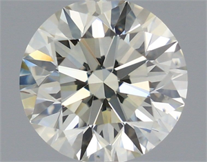 Picture of Natural Diamond 0.90 Carats, Round with Excellent Cut, N Color, VS2 Clarity and Certified by IGI