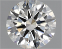Diamante Natural 0.55 quilates, Redondo , Color K, claridad VVS2 y certificado GIA
