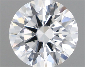 Picture of Natural Diamond 0.41 Carats, Round with Excellent Cut, I Color, IF Clarity and Certified by GIA