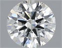 Natural Diamond 0.40 Carats, Round with Excellent Cut, F Color, SI2 Clarity and Certified by IGI