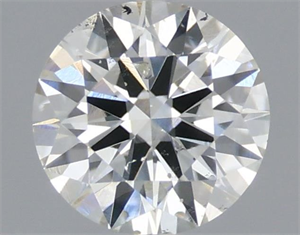 Picture of Natural Diamond 0.40 Carats, Round with Excellent Cut, F Color, SI2 Clarity and Certified by IGI