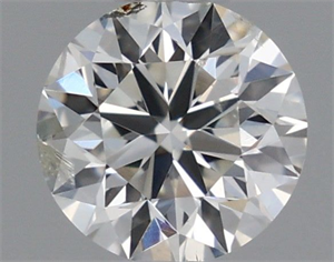 Picture of Natural Diamond 0.40 Carats, Round with Excellent Cut, G Color, SI2 Clarity and Certified by IGI