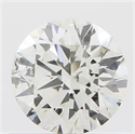 Natural Diamond 0.51 Carats, Round with Excellent Cut, I Color, SI1 Clarity and Certified by IGI