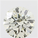 Natural Diamond 0.40 Carats, Round with Excellent Cut, M Color, VS2 Clarity and Certified by IGI