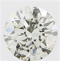 Natural Diamond 0.72 Carats, Round with Excellent Cut, K Color, SI2 Clarity and Certified by IGI