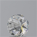 Natural Diamond 1.20 Carats, Round with Excellent Cut, G Color, I1 Clarity and Certified by GIA