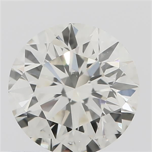 Picture of Natural Diamond 0.40 Carats, Round with Excellent Cut, L Color, VS2 Clarity and Certified by IGI