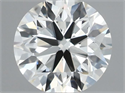 Natural Diamond 0.70 Carats, Round with Excellent Cut, I Color, VS1 Clarity and Certified by IGI