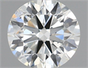 Natural Diamond 0.51 Carats, Round with Excellent Cut, I Color, VS2 Clarity and Certified by IGI