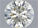 Natural Diamond 0.72 Carats, Round with Excellent Cut, I Color, VVS1 Clarity and Certified by IGI