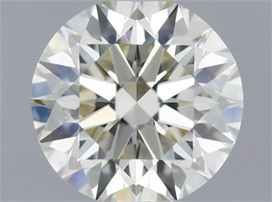 Picture of Natural Diamond 0.72 Carats, Round with Excellent Cut, I Color, VVS1 Clarity and Certified by IGI