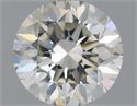 Natural Diamond 0.64 Carats, Round with Very Good Cut, J Color, SI2 Clarity and Certified by IGI