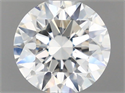 Natural Diamond 0.50 Carats, Round with Excellent Cut, F Color, SI1 Clarity and Certified by GIA