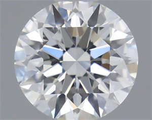 Picture of Natural Diamond 0.40 Carats, Round with Excellent Cut, H Color, VVS1 Clarity and Certified by GIA