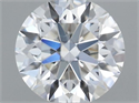Natural Diamond 0.40 Carats, Round with Excellent Cut, G Color, SI1 Clarity and Certified by GIA