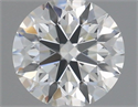 Natural Diamond 0.40 Carats, Round with Excellent Cut, J Color, VVS2 Clarity and Certified by GIA