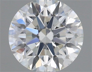 Picture of Natural Diamond 0.41 Carats, Round with Excellent Cut, I Color, VS1 Clarity and Certified by GIA