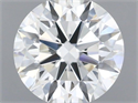 Natural Diamond 0.41 Carats, Round with Excellent Cut, I Color, VVS1 Clarity and Certified by GIA