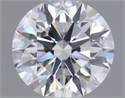 Natural Diamond 0.40 Carats, Round with Excellent Cut, F Color, SI1 Clarity and Certified by GIA