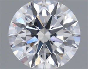 Picture of Natural Diamond 0.40 Carats, Round with Excellent Cut, F Color, SI1 Clarity and Certified by GIA