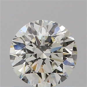 Picture of Natural Diamond 0.70 Carats, Round with Very Good Cut, K Color, SI2 Clarity and Certified by GIA