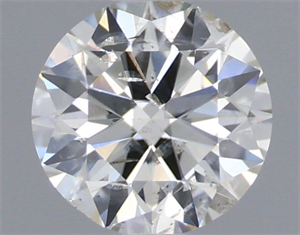 Picture of Natural Diamond 0.40 Carats, Round with Excellent Cut, I Color, SI2 Clarity and Certified by IGI