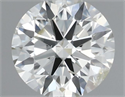 Natural Diamond 0.40 Carats, Round with Excellent Cut, I Color, SI2 Clarity and Certified by IGI